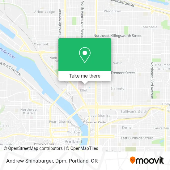 Andrew Shinabarger, Dpm map