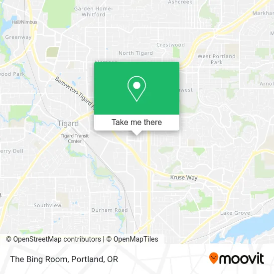 The Bing Room map