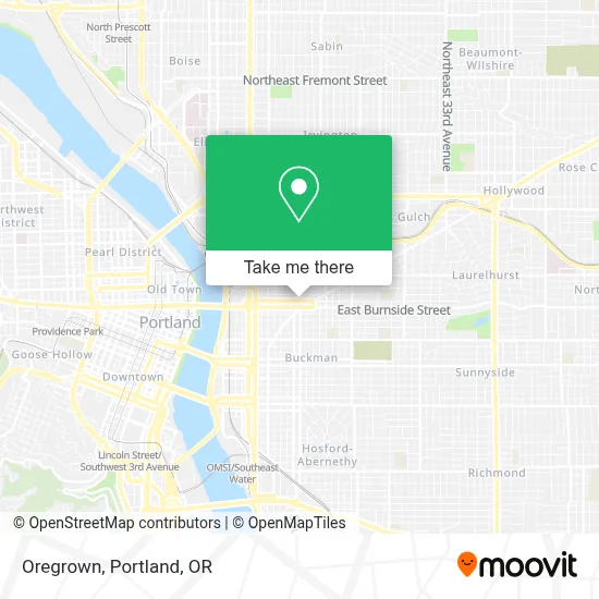 Oregrown map