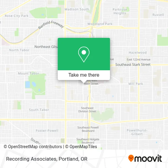 Recording Associates map