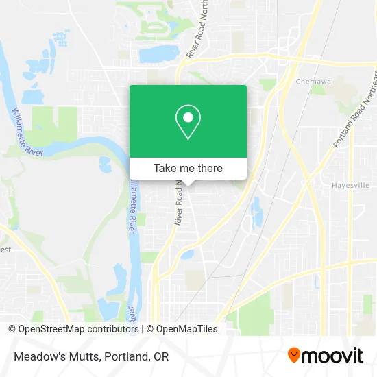 Meadow's Mutts map