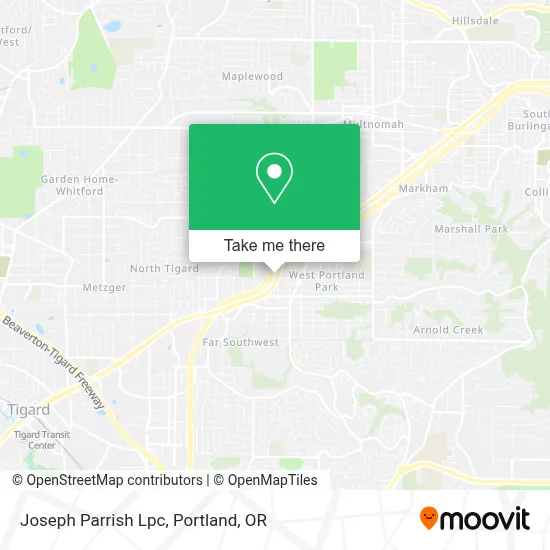 Joseph Parrish Lpc map