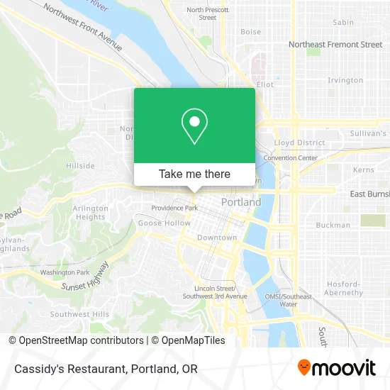 Cassidy's Restaurant map