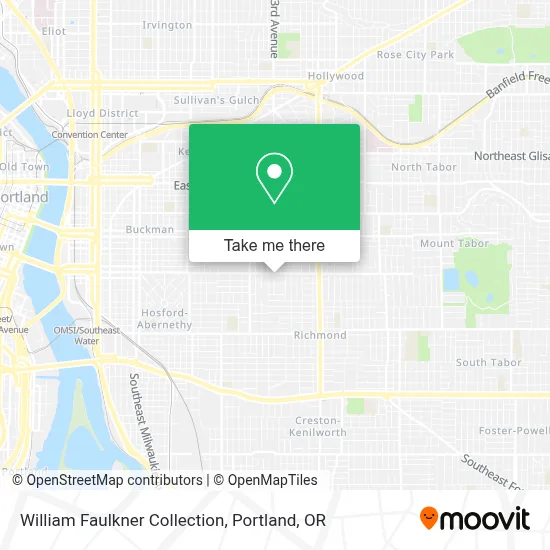 William Faulkner Collection map