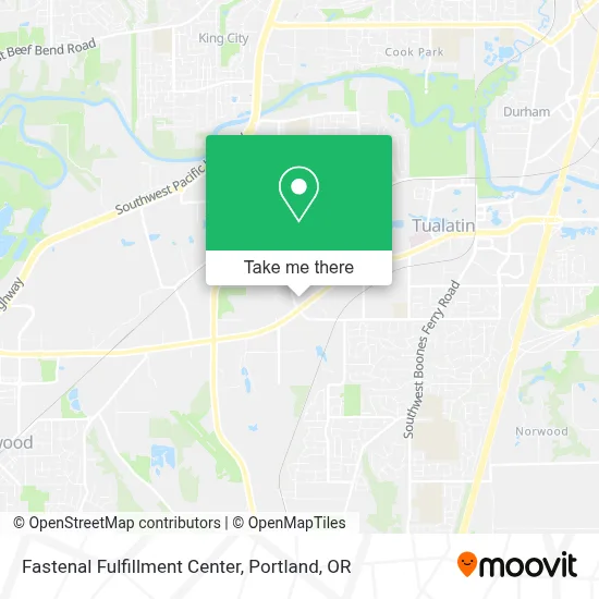 Fastenal Fulfillment Center map