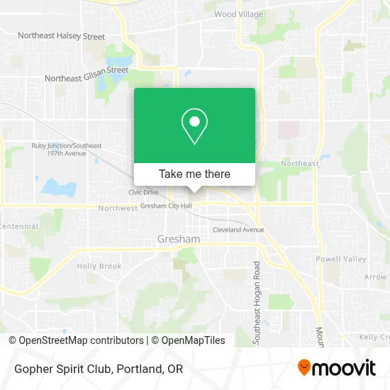 Gopher Spirit Club map