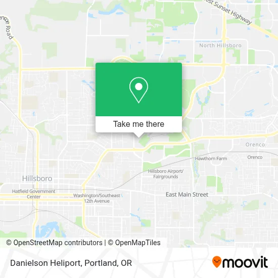 Danielson Heliport map