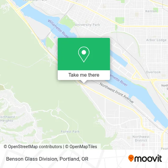 Benson Glass Division map