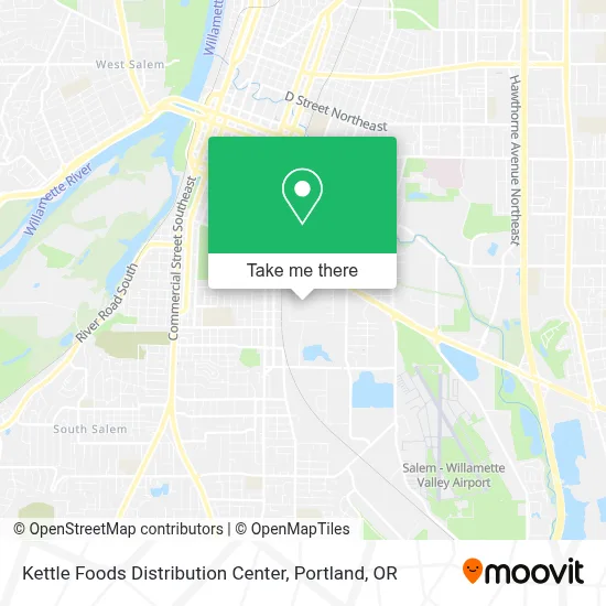 Kettle Foods Distribution Center map