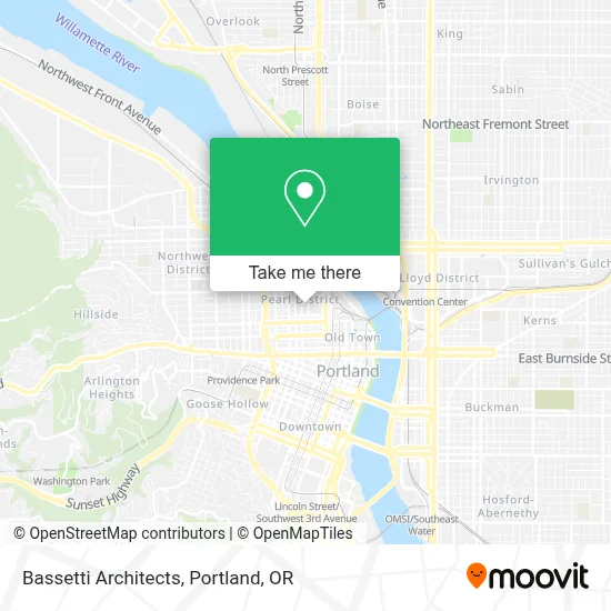 Bassetti Architects map