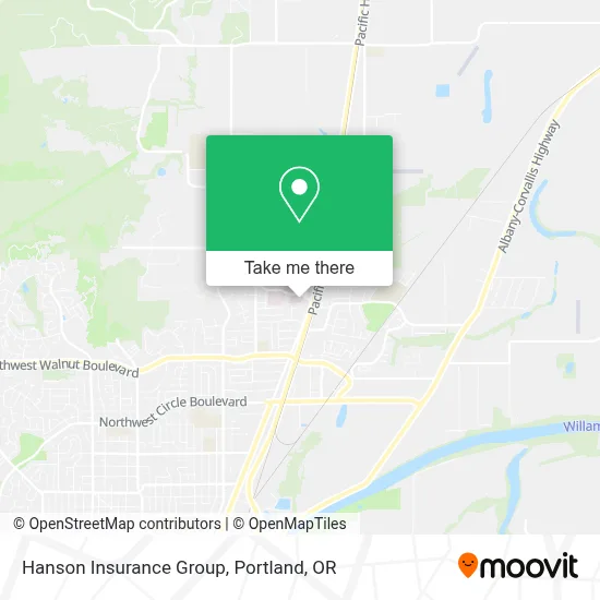 Hanson Insurance Group map