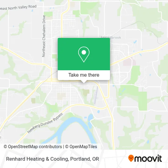 Renhard Heating & Cooling map