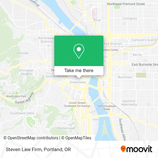 Steven Law Firm map