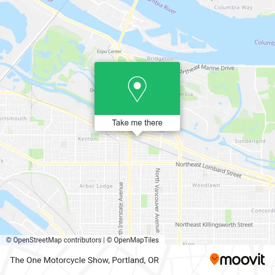 The One Motorcycle Show map