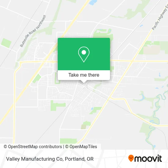 Valley Manufacturing Co map