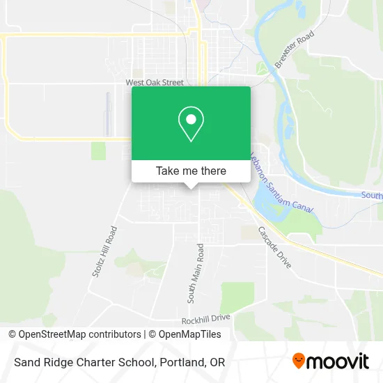 Sand Ridge Charter School map