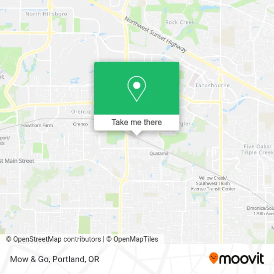 Mow & Go map