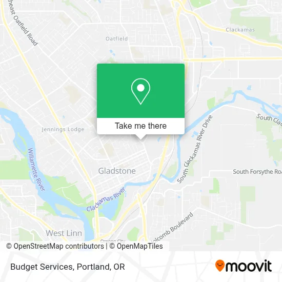 Budget Services map