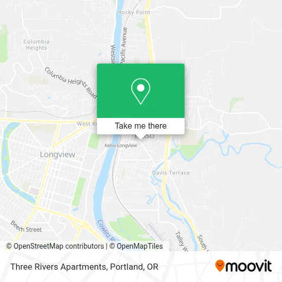 Three Rivers Apartments map