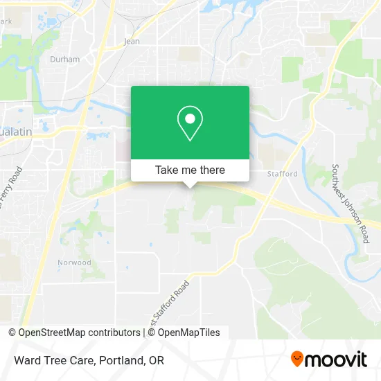 Ward Tree Care map