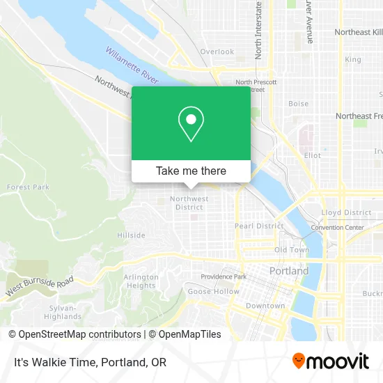 It's Walkie Time map