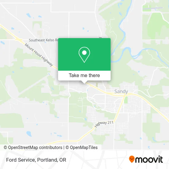 Ford Service map