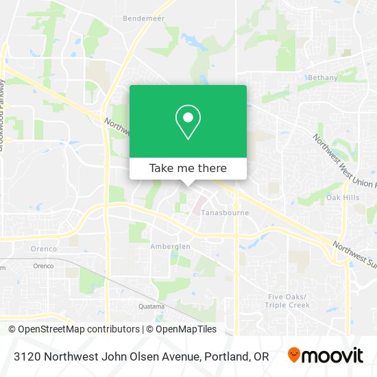 Mapa de 3120 Northwest John Olsen Avenue