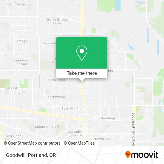 Goodwill map