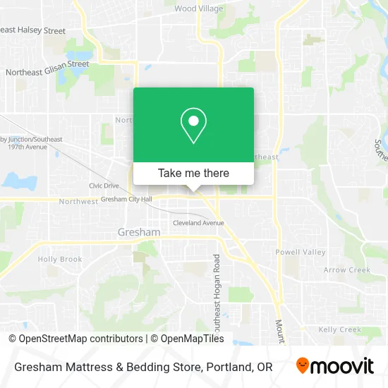 Gresham Mattress & Bedding Store map