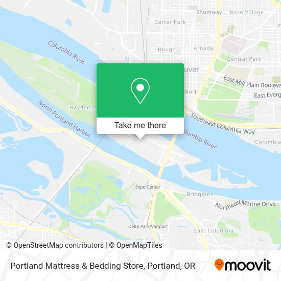 Portland Mattress & Bedding Store map