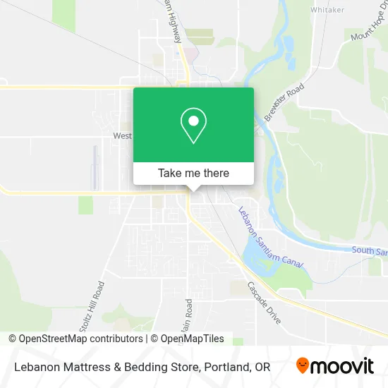 Lebanon Mattress & Bedding Store map