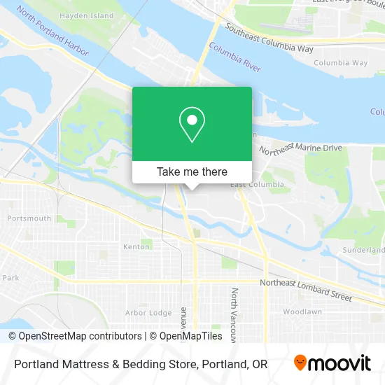 Portland Mattress & Bedding Store map