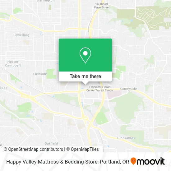 Happy Valley Mattress & Bedding Store map