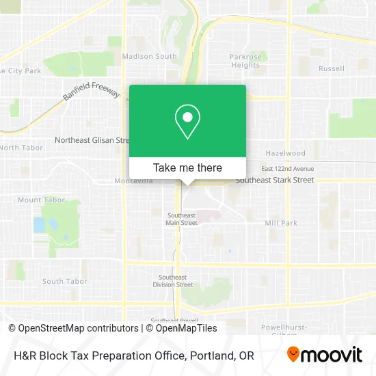 H&R Block Tax Preparation Office map