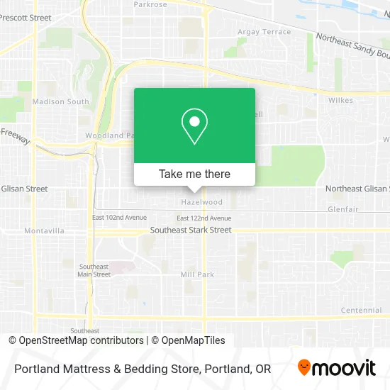 Portland Mattress & Bedding Store map