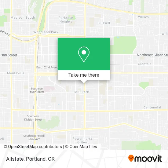 Allstate map