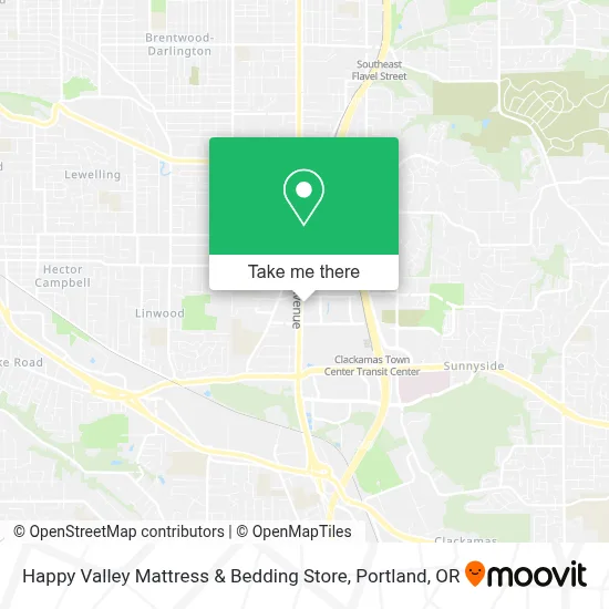 Happy Valley Mattress & Bedding Store map