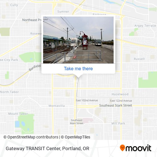 Mapa de Gateway TRANSIT Center