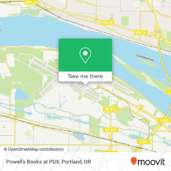 Powell's Books at PDX map