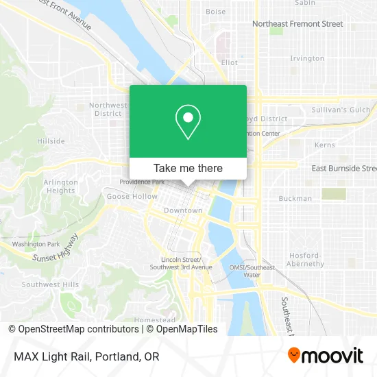 MAX Light Rail map