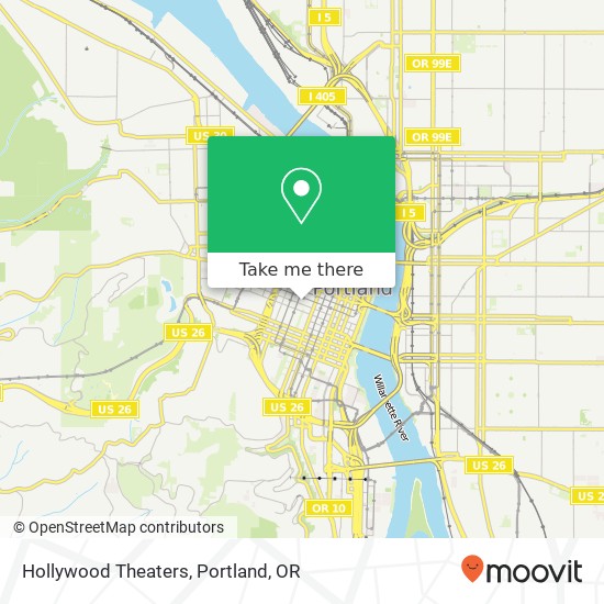Mapa de Hollywood Theaters