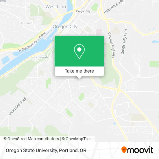 Oregon State University map