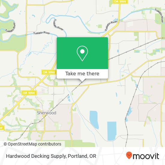 Mapa de Hardwood Decking Supply