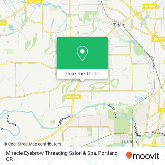 Miracle Eyebrow Threading Salon & Spa map