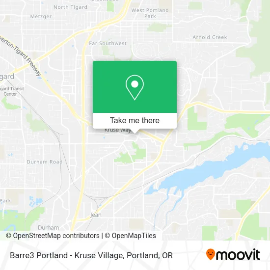 Mapa de Barre3 Portland - Kruse Village
