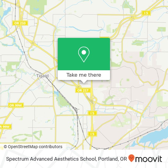 Spectrum Advanced Aesthetics School map