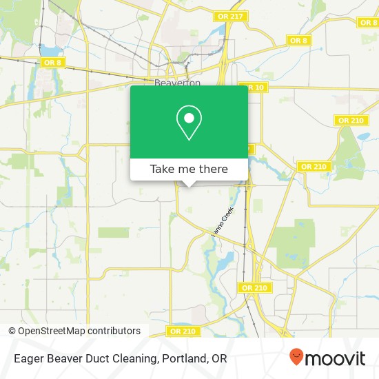 Eager Beaver Duct Cleaning map
