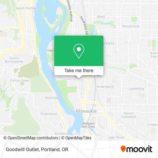 Mapa de Goodwill Outlet