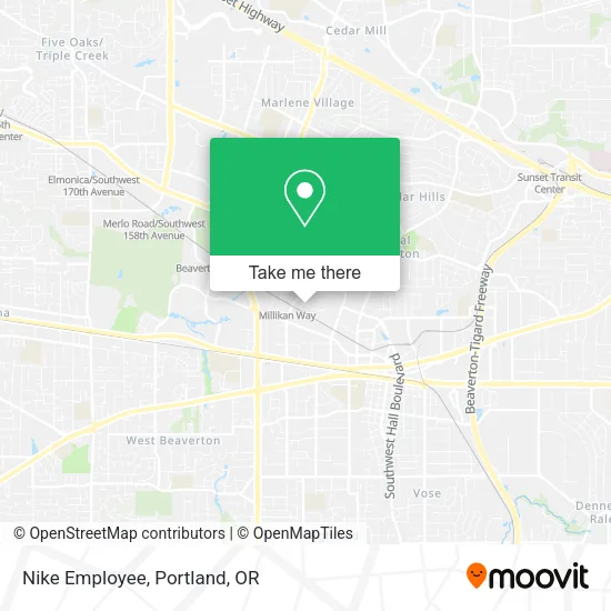 Nike Employee map