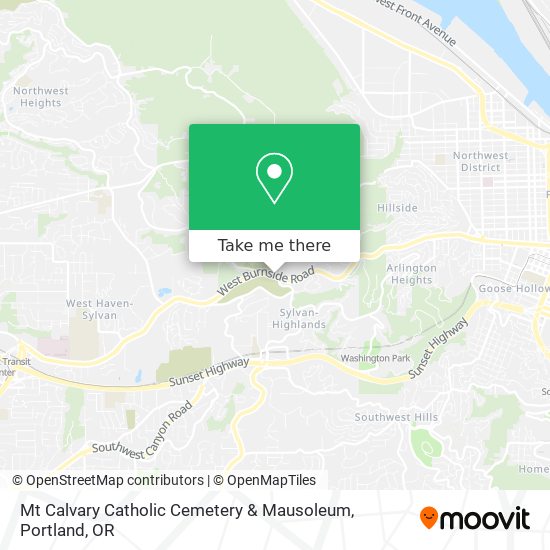 Mapa de Mt Calvary Catholic Cemetery & Mausoleum